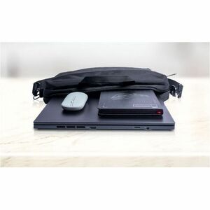 Asus EOS 2 EOS 2-BLK Carrying Case (Sling) for 39.62 cm (15.60") Notebook, Tablet, Accessories, Smartphone - Black - Scrat