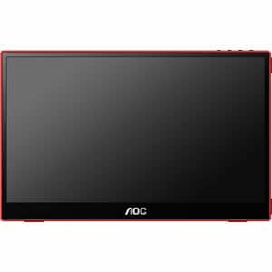 AOC AGON 16G3 16" Class Full HD Monitor LED para jogos - 16:9 - Preto mate, Vermelho - 39,6 cm (15,6") Viewable - Tecnolog