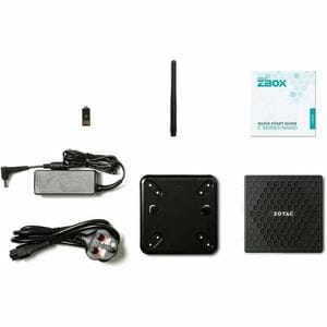 Zotac ZBOX nano ZBOX-CI337NANO-BE Barebone-System - Mini-PC - N-Serie N100 800 MHz Quad-Core - Intel Chip - 16 GB DDR5 SDR