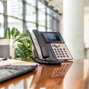 Poly Edge E500 IP Phone - Corded - Corded - 3 Multiple Conferencing - Desktop, Wall Mountable - White - TAA Compliant - Vo