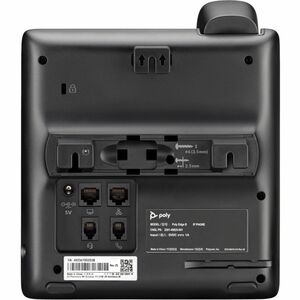 Poly Edge B10 IP Phone - Corded - Corded - Wall Mountable, Desktop - Black - VoIP - 7.1 cm (2.8") LCD - 2 x Network (RJ-45)