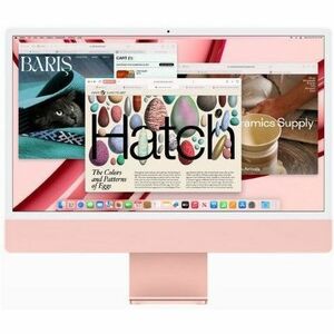Apple iMac MQRT3KS/A All-in-One Computer - Apple M3 - 8 GB - 256 GB SSD - 61 cm (24") 4.5K - Desktop - Pink - Apple M3 Chi