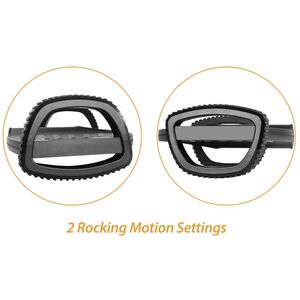 Manhattan Foot Rest/Rocker, Under-Desk Comfort and Productivity Enhancer, Two Rocking Motions, 277 x 502mm, Textured Surfa