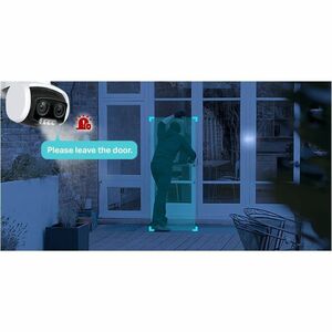 TP-Link VIGI C540V 4 Megapixel Outdoor, Innen 2K Netzwerkkamera - Farbe - Schwarz, Weiß - 30 m Farbe Nachtsicht - H.265+, 