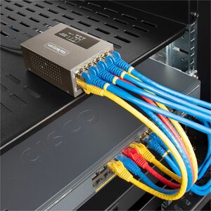 StarTech.com PoE++-Injektor - TAA-konform - 120 V AC, 230 V AC Eingang - 54 V DC, 3,30 A Ausgang - 160 W - Schwarz