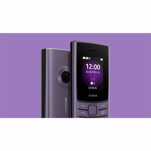 Nokia 110 4G (2023) Feature Phone - 4.6 cm (1.8") TFT LCD QQVGA 120 x 160 - 4G - Arctic Purple - Bar - 2 SIM Support - SIM