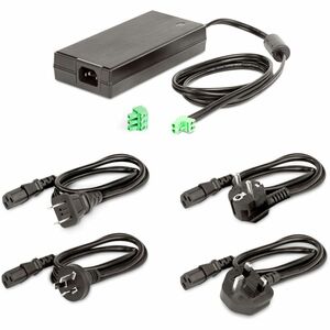 StarTech.com 160W Universal DC Power Adapter (24V/6.6A), External AC/DC Power Supply for USB Hubs, 2/3-Pin Terminal Blocks