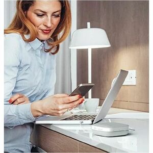j5create JCDS335-N USB-Typ C Docking Station für Maus, Tastatur, Notebook, Flash-Laufwerk, Monitor - Ladefunktion - Grau, 