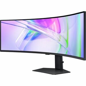 Samsung ViewFinity S9 S49C954UAN 49" Class Dual Quad HD (DQHD) Curved Screen Gaming LED Monitor - 32:9 - Black - 49" Viewa