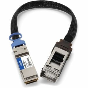 AddOn 22 cm Twinaxial Network Cable - 1 - TAA Compliant - Cable for Network Device - First End: 1 x QSFP28 Network - Male 