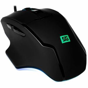 Vorago MO-504 Ratón de juego - USB - Óptico - 6 Botón(es) - Negro - Cable - 6400 dpi
