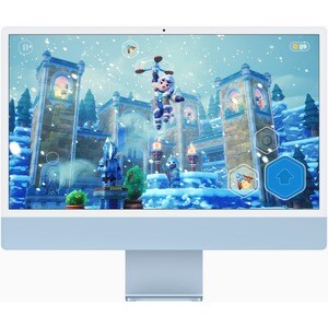 Apple iMac MQRR3CH/A 一体机 - Apple - 8 GB - 512 GB SSD - 61 cm (24") 4.5K - 台式机 - 蓝 - Apple M3 芯片 - 4480 x 2520 - IEEE 802.1