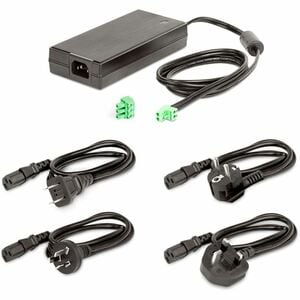 StarTech.com Adattatore di alimentazione CC, 160W 24V/6.6A, Alimentazione per hub USB industriali con morsettiera a 2/3 pi