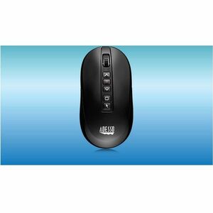 Adesso Air Mouse Wireless Multifunctional Presenter Mouse - Travel Mouse - Laser - Wireless - 100 ft - Radio Frequency - 2