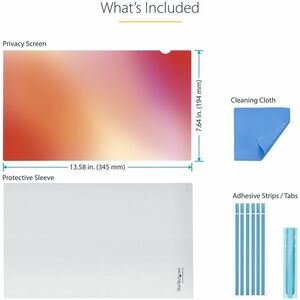 StarTech.com 156G-PRIVACY-SCREEN. Maximaler Bildschirmdurchmesser: 39,6 cm (15.6"). Seitenverhältnis: 16:9. Suitable for: 