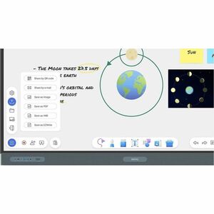 BenQ Board Pro RP8604 2184,40 mm 4K UHD LCD Collaboration Display - ARM - 8 GB - Touchscreen - 16:9 Seitenverhältnis - 384