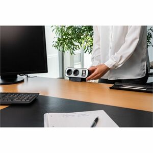 Brennenstuhl Steckdosenleiste - Winkelsteckverbinder - 2 x Wechselstrom - 2 m Kabel - 230 V AC Voltage - 3,68 kW - Desk Mo
