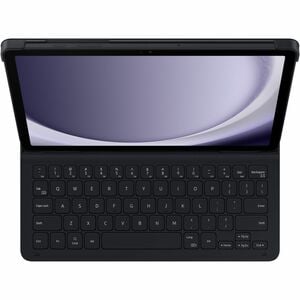 Samsung Book Cover Tastatur/Cover (Buchfalz) Samsung Galaxy Tab A9+ Tablet - Schwarz - 174,5 mm Höhe x 261,4 mm Breite x 1