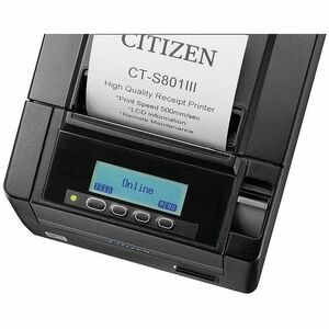 Citizen CT-S801III Hospitality Direct Thermal Printer - Monochrome - Receipt Print - USB - USB Host - Bluetooth - With Cut