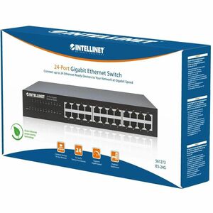 Switch Gigabit Ethernet de 24 puertos - Intellinet