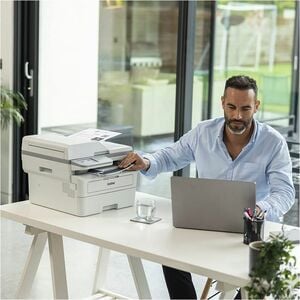 Brother MFC-L2920DW Wired & Wireless Laser Multifunction Printer - Monochrome - Copier/Fax/Printer/Scanner - 34 ppm Mono P