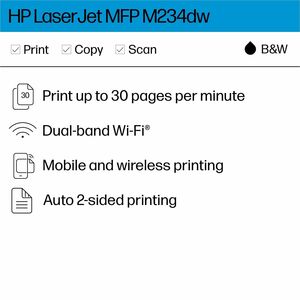 LaserJet MFP M234dw Trad Prntr