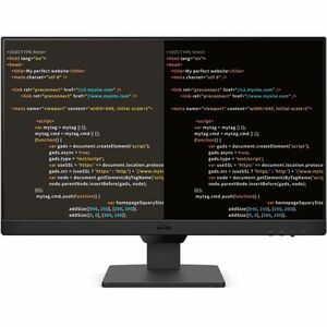 Monitor LED BenQ GW2490 609,6 mm (24,0") Class Full HD - 16:9 - Nero - 60,5 cm (23,8") Viewable - Tecnologia In-plane Swit