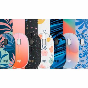 Logitech M340 Wireless Mouse with Limited Edition Prints, USB Receiver and Silent Clicks, Portable Wireless Mouse for Lapt