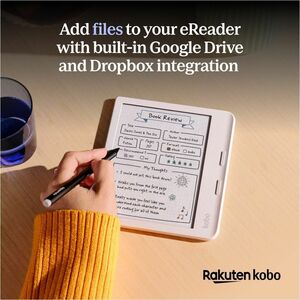 Kobo Libra Colour Digital Text Reader - Black - 24000 Book(s) - 32 GB Flash - 17.8 cm (7") Display - Touchscreen - 1264 x 