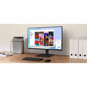 Monitor LED LG 24BA550-B 609,6 mm (24,0") Class Full HD - 16:9 - Nero opaco - 60,5 cm (23,8") Viewable - Tecnologia In-pla
