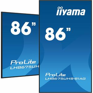 iiyama ProLite LH8675UHS-B1AG 217,4 cm (85,6 Zoll) 4K UHD LCD Digital-Signage-Display - 24 Stunden/7 Tage Betrieb - IPS-Te