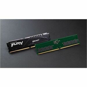 Kingston FURY Beast 32GB DDR5 SDRAM Memory Module - 32 GB - DDR5-6000/PC5-48000 DDR5 SDRAM - 6000 MHz Single-rank Memory -
