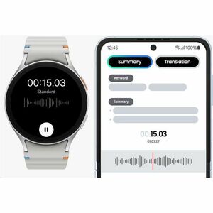 Samsung Galaxy Watch7 (Bluetooth, 44mm) - Sleep Quality - Bluetooth - Silver - Health & Fitness, Tracking - Water Resistan