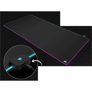 Corsair MM700 Alfombrilla para ratón de juego - 610mm x 1220mm - Goma, Tela, Felpa - Antideslizante - Ratón/Teclado
