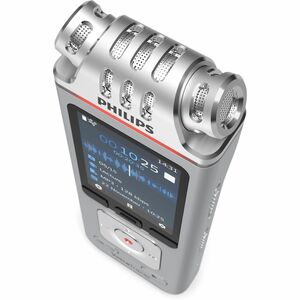Philips Voice Tracer DVT4110 Digital Voice Recorder - [Built-in] Microphone, Speaker, Battery - Omni-directional Microphon
