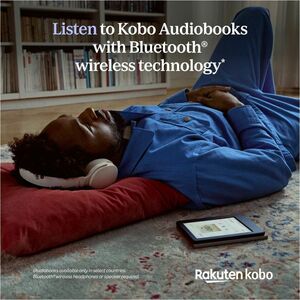 Lettore di testo digitale Kobo Clara Colour - Nero - 12000 Libro(i) - 16 GB Flash - 15,2 cm (6") Display - Touchscreen - 1