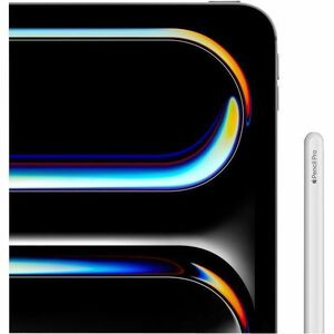 Apple iPad Pro (7th Generation) A2925 Tablet - 13" - Apple M4 - 8 GB - 512 GB Storage - Silver - M4 Nona-core (9 Core) 4.4