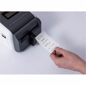 Brother TD-4550DNWBFC Desktop Direct Thermal Printer - Monochrome - Label Print - Fast Ethernet - USB - USB Host - Serial 