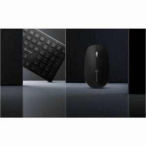 Alogic Echelon USB-C Rechargeable Wireless Mouse and Keyboard for Windows - USB Type A Wireless Bluetooth/RF 5.0 2.40 GHz 