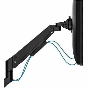 Neomounts NEXT Slim Mounting Arm for Flat Panel Display, Curved Screen Display, Monitor, Display Screen - Black - Height A