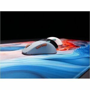 CHERRY XTRFY M64 Gaming-Maus - Funkfrequenz - USB - Schwarz - Kabel/Drahtlos - 2,40 GHz - wiederaufladbar - Symmetrisch - 