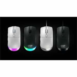 CHERRY XTRFY JM-5000-0 Gaming Mouse - USB Type A - Pixart 3311 - White - Cable - 12000 dpi