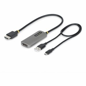 StarTech.com Câble Adaptateur HDMI vers DisplayPort de 30cm, 8K 60Hz, Convertisseur Vidéo Actif HDMI 2.1 vers DP 1.4, Alim