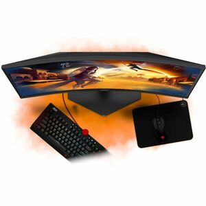 AOC C27G4ZXE 27" Class Full HD Curved Screen Gaming LED Monitor - 16:9 - Matte Black - 68.6 cm (27") Viewable - Fast IPS -