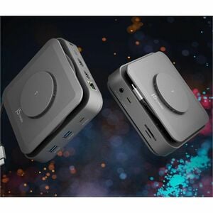 j5create JCD3199P USB Type C Docking Station for Smartphone, Notebook, Monitor, TV - Charging Capability - Memory Card Rea