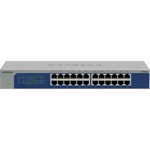 Netgear GS524v3 24 Ports Ethernet Switch - Gigabit Ethernet - 10/100/1000Base-T - Grey - 2 Layer Supported - 12 W Power Co