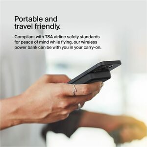 Belkin BoostCharge Pro Power Bank - Black - For Qi2-enabled Device, iPhone - 15 W - Black