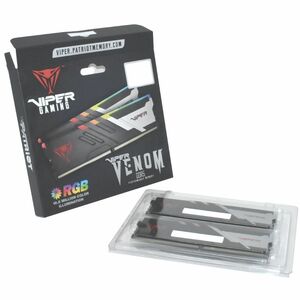 VIPER Venom 32GB (2 x 16GB) DDR5 SDRAM Memory Kit - 32 GB (2 x 16GB) - RGB - DDR5-6000/PC5-48000 DDR5 SDRAM - 6000 MHz - C