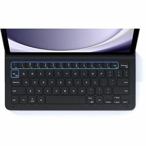Samsung Keyboard/Cover Case (Book Fold) Samsung Galaxy Tab A9+ Tablet - Black