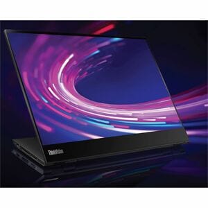 Lenovo ThinkVision M14t 14" Class LED Touchscreen Monitor - 16:10 - 6 ms - 14" Viewable - Capacitive - 10 Point(s) Multi-t